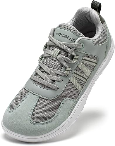 HOBIBEAR Zapatillas Deportivas Minimalistas Unisex de Punta Ancha para Correr y Caminar al Aire Libre