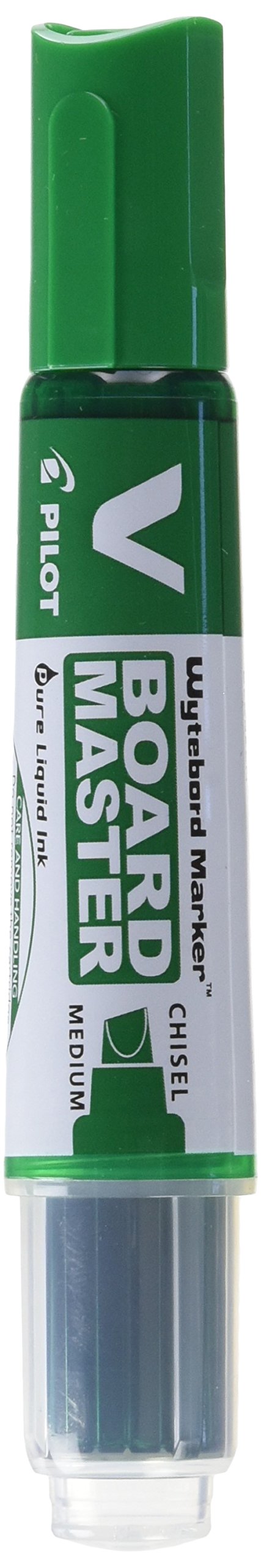 PILOT - BeGreen V Board Master Marker Refill - Recycled, 2.2-5.2mm Chisel Tip - 10 x Green