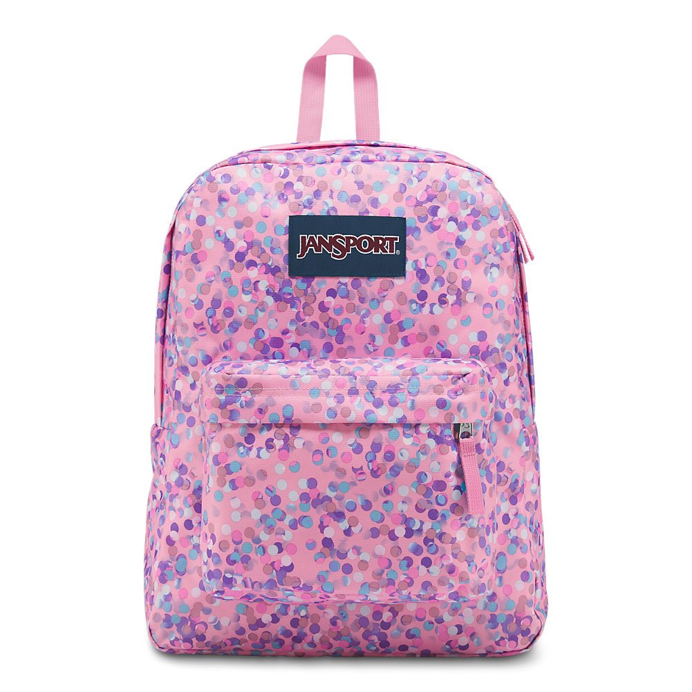 jansport confetti backpack
