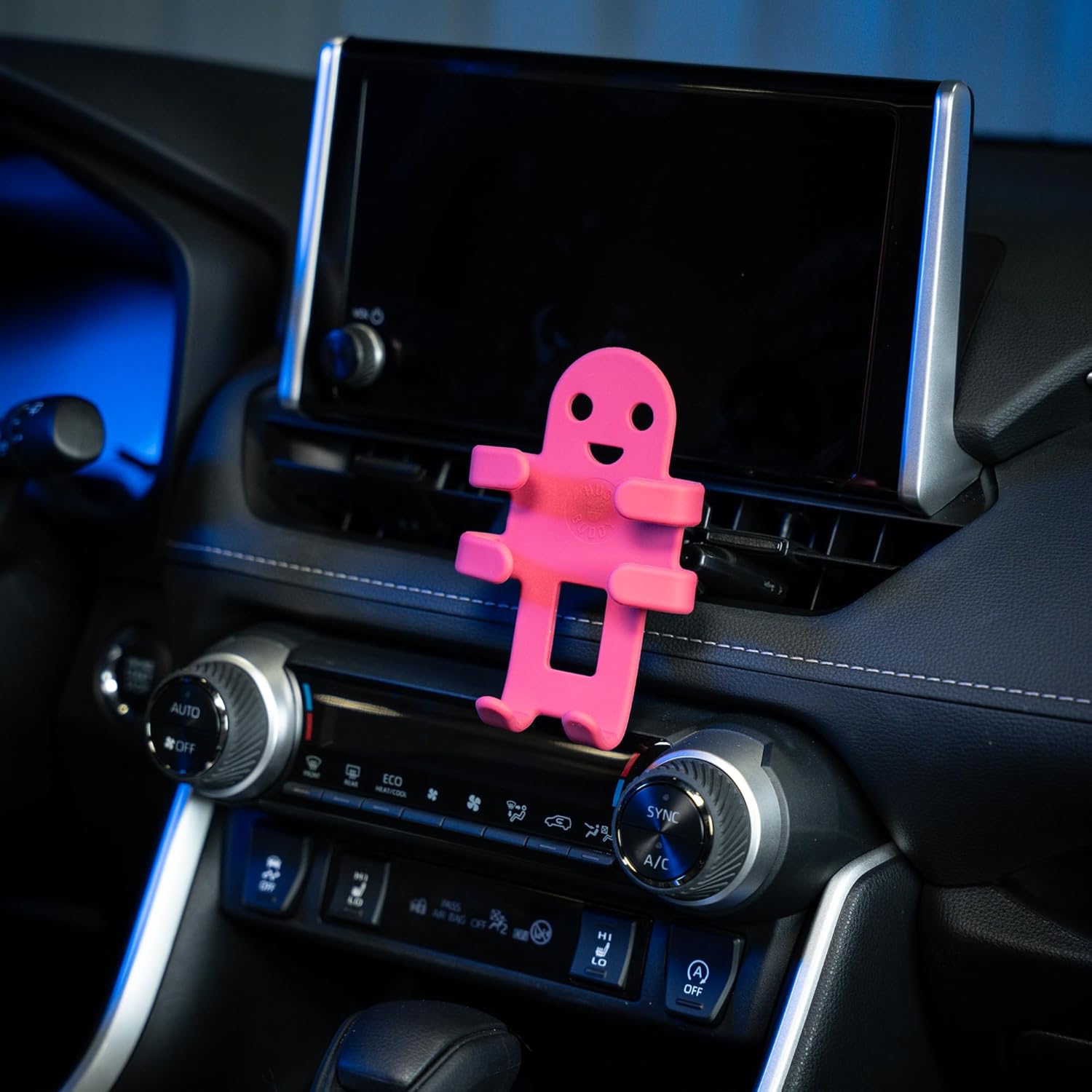 Hug Buddy Air Vent Universal Car Cell Phone Holder, Adjustable, Mount Compatible with iPhone, Samsung Galaxy, LG, Google, Nexus 5X, and Most Smartphones, Cherry Crush