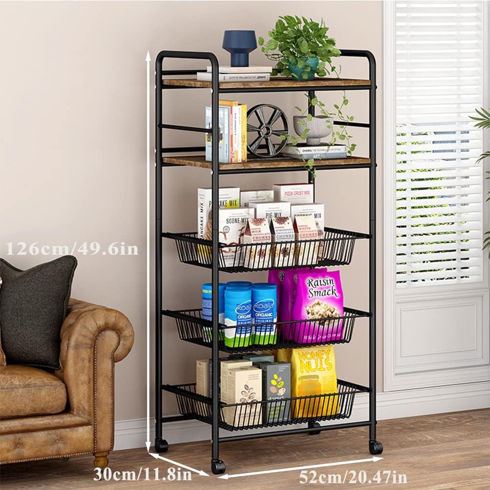 Blасk Frіdау - 60% оƒƒ 5-Tier Kitchen Rack, MOAMUN Metal Standing Shelf Heavy Duty Storage Shelving Unit Organizer, Freestanding Metal Wire Storage Rack with Wheels for Kitchen Bathroom Garage Pantry Blасk Frіdау - 50% оƒƒ 5-Tier Kitchen Rack, MOAMUN Metal Standing Shelf Heavy Duty Storage Shelving Unit Organizer, Freestanding Metal Wire Storage Rack with Wheels for Kitchen Bathroom Garage Pantry