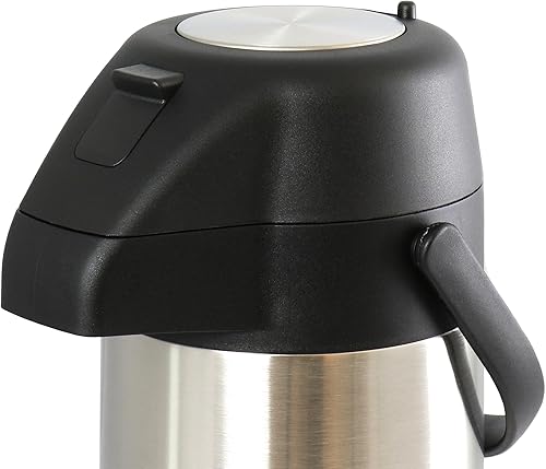 Miniatura 4 de MegaChef 3 litros de acero inoxidable vacío cuerpo bomba tapa aire olla