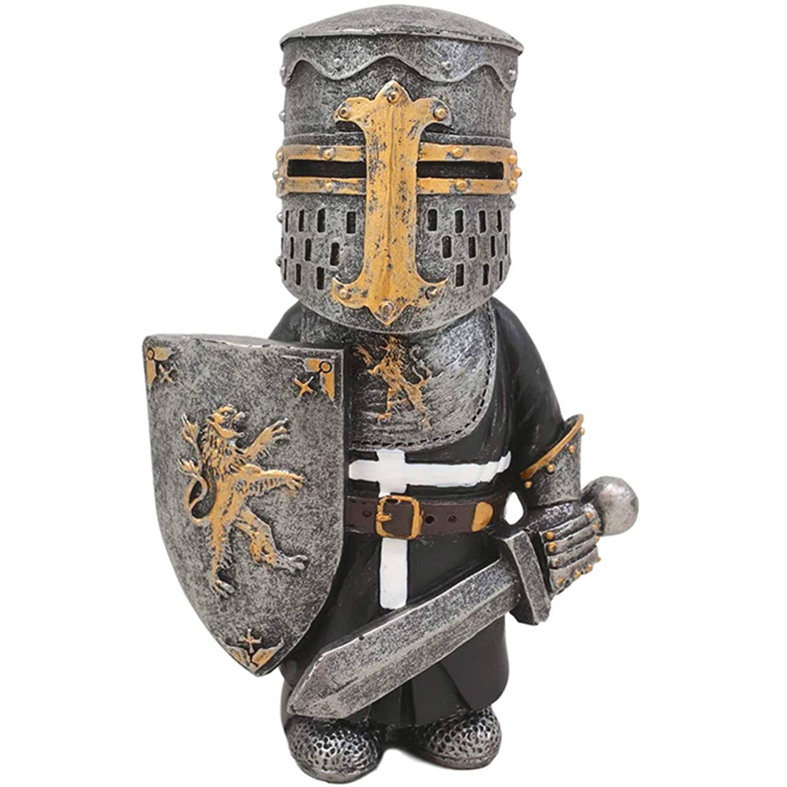Gnome de jardin chevalier Adove : rompez la monotonie avec cette statue gothique