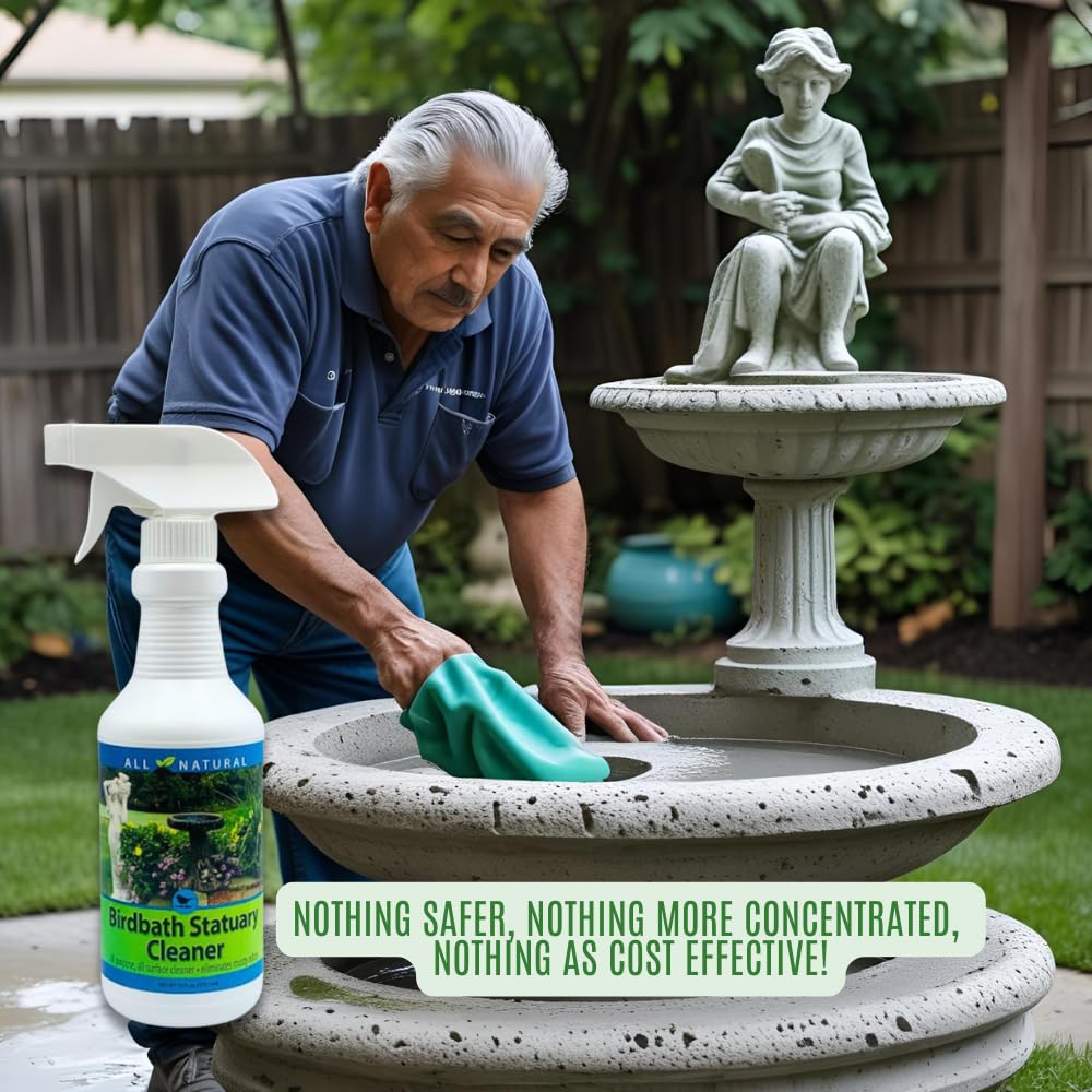 Carefree 98510 - Limpiador para baño de pájaros y acondicionador, 453 ml