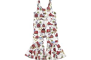 Toddler Baby Girl Halter Romper Bell Bottoms Boho Outfits Overalls Jumpsuit One-piece Summer Clothes