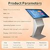 Touch Screen Kiosk 21.5/32 Inch, LCD Advertising Display 1920x1080 HD IPS Digital Signage Display, Floor Standing Interactive Kiosk for Retail/Lobby 21.5