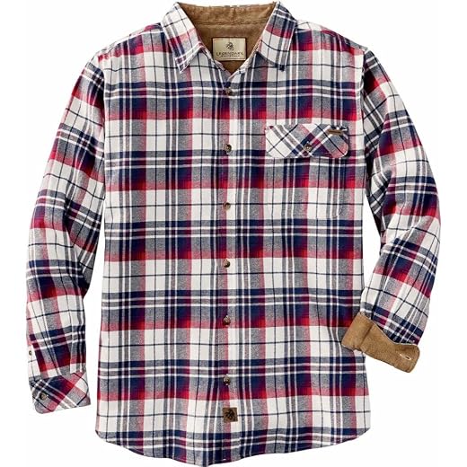 Legendary Whitetails Mens Flannel Long Sleeve Button Down 100% Cotton Shirt