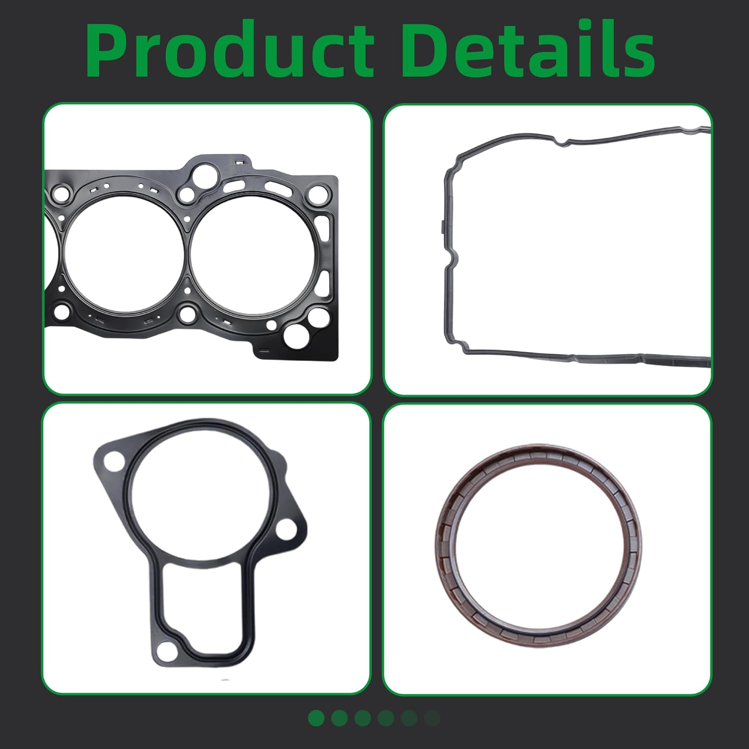 Head Gasket Set HS26357PT, for Toyota 4Rrunner, 2010, for Toyota Tacoma,2005-2020,2.7L,OE HGS954,11115-75050,11115-75052,11115-0C021,11115-75051,11213-0C010,11213-0C011,11213-75040