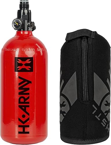 Miniatura 14 de HK Army Sistemas de aire comprimido de aluminio del tanque de Paintball de HPA - Regulador estándar Negro