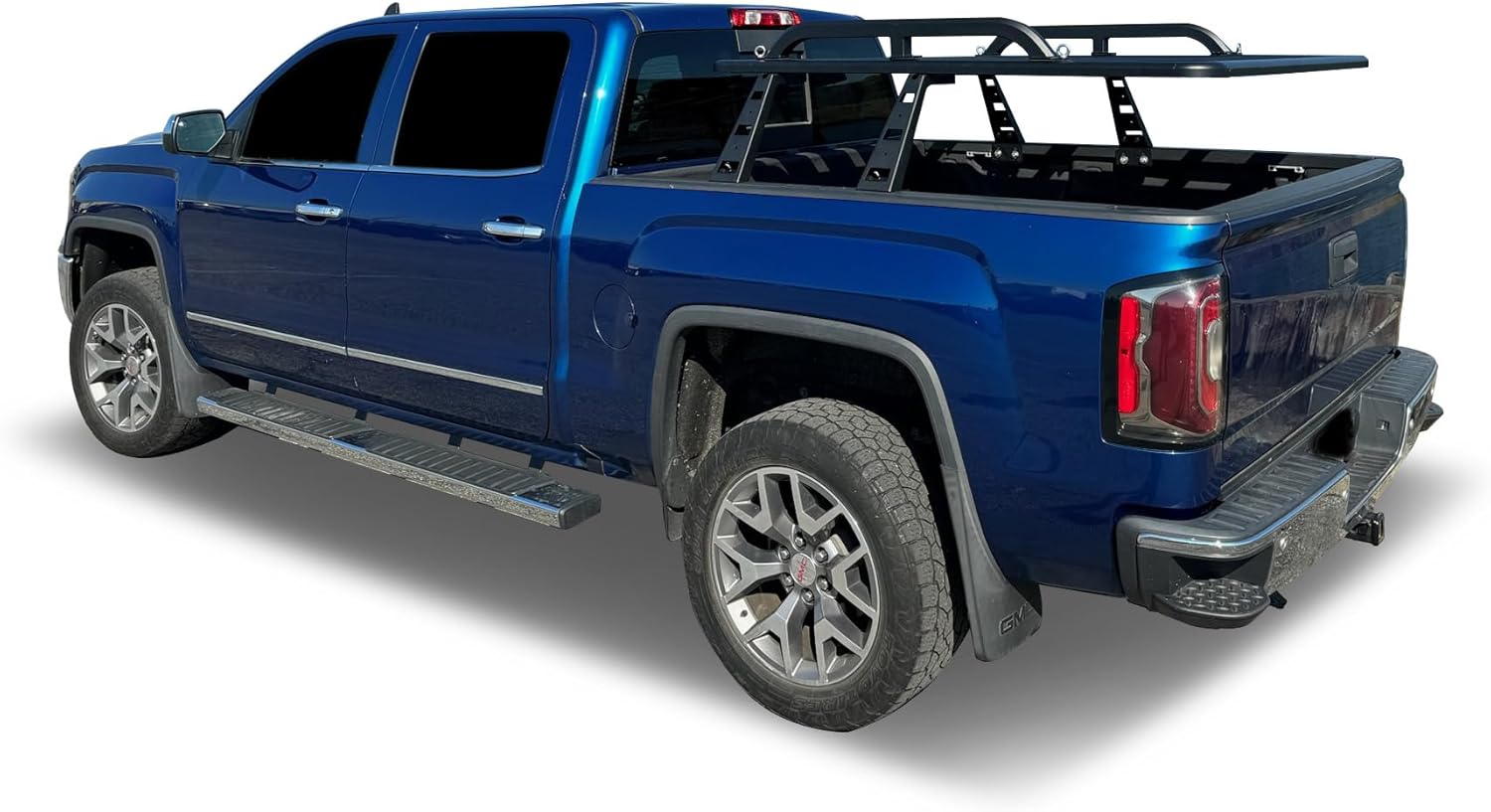 Black Horse Spike Stationary Cargo Platform System Compatible with 2005-2024 GMC Sierra 1500/2500 HD/3500 HD, Chevy Silverado 1500/2500 HD/3500 HD, Ford F-150/F-550, Ram 1500/3500,Tundra,Titan.