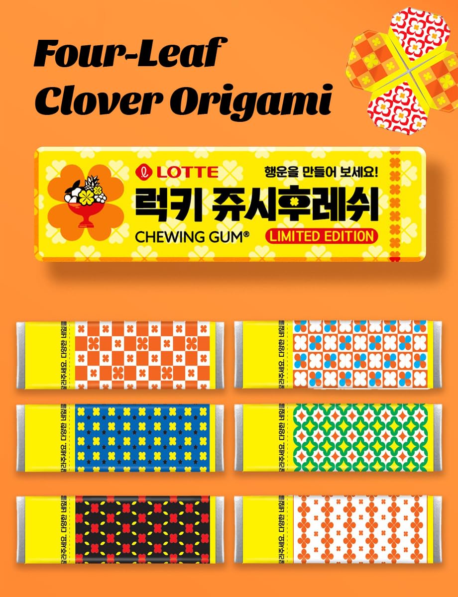 Lotte Chewing Gum 15ea (1box) (JUICYFRESH)