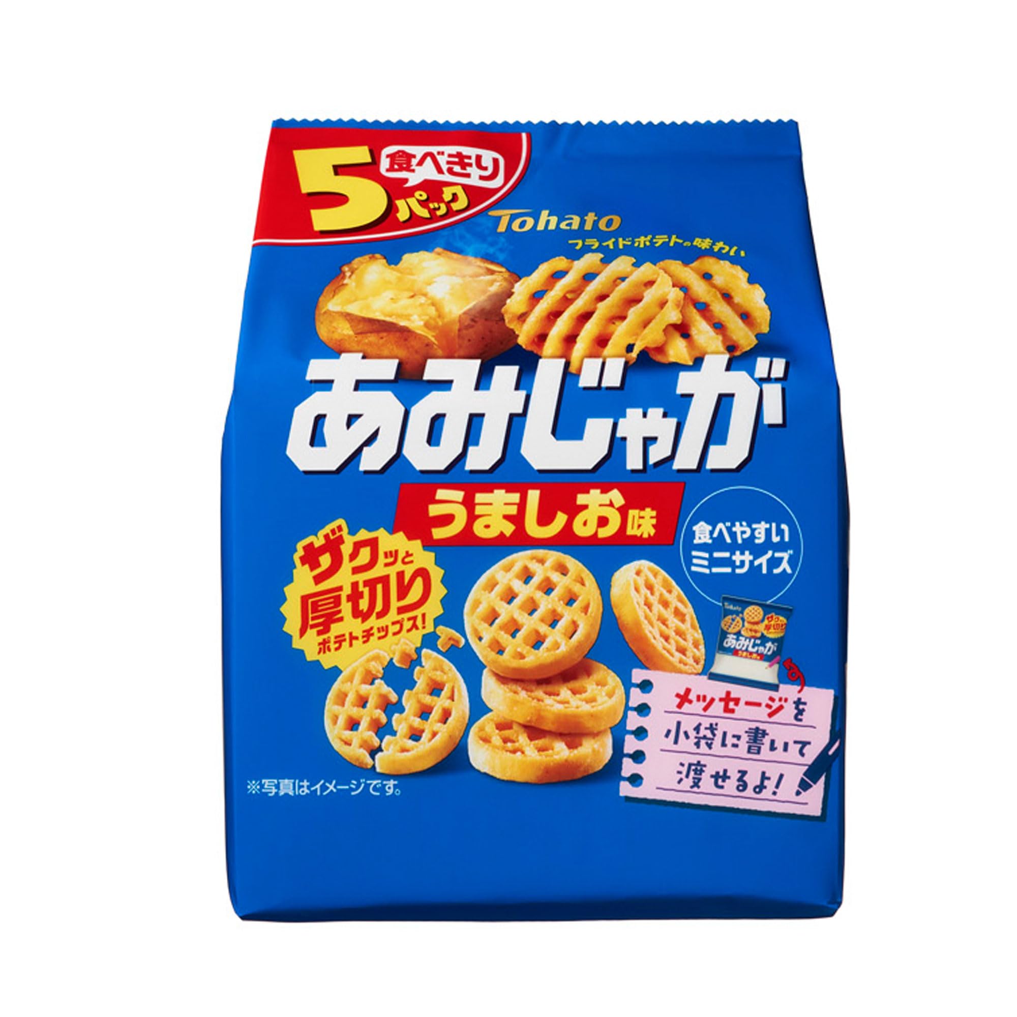 東ハト あみじゃが うましお味 15g×5袋入