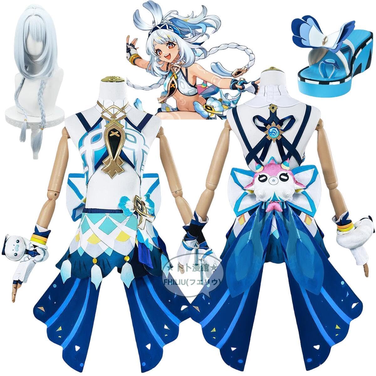 Amazon.co.jp: 原神 ナタ ムアラニ コスプレ衣装 髪飾り 流泉の衆の