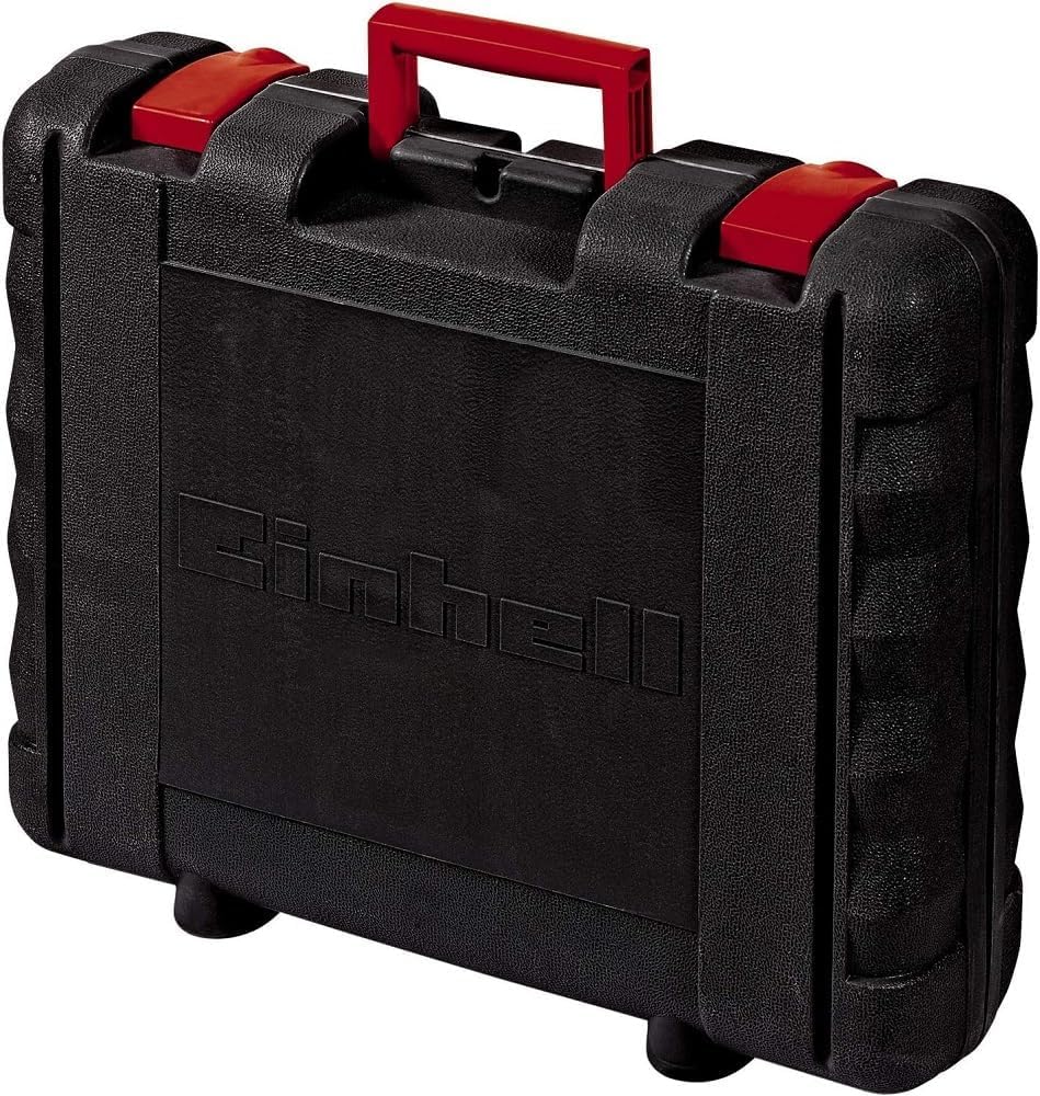 Einhell Amoladora angular con cable - TE-AG 125/750 Kit. 750 W, sistema de bloqueo del husillo, bajas vibraciones, incl. 1 disco de corte de diamante, protector de disco de corte. Con estuche | 750 W | Bloqueo de husillo | Ajuste rápido | Disco de corte d