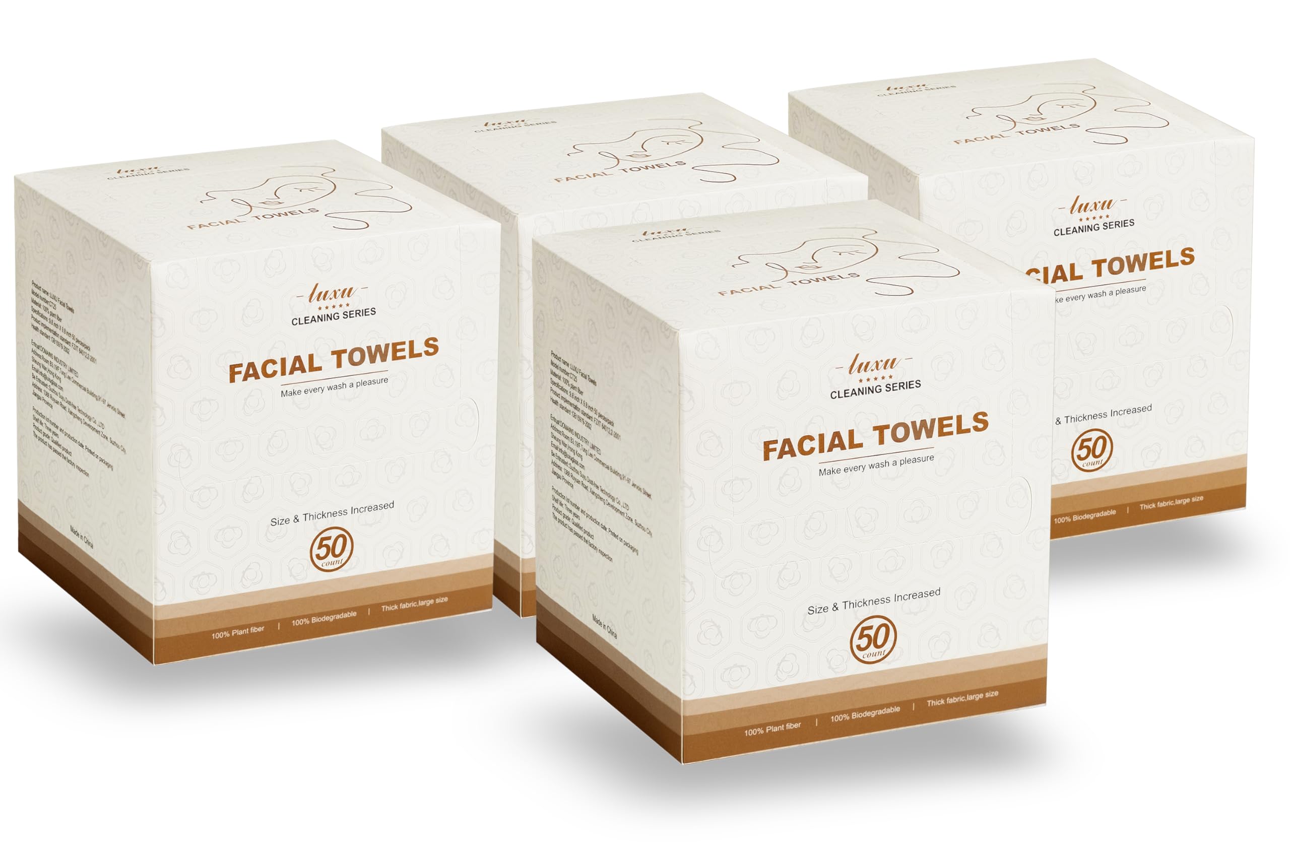 Face Towels Facial Towels 200 Ct Disposable Face Towel 9 8X9 8Face Cloths Makeup Remover Face Towelettes Disposable