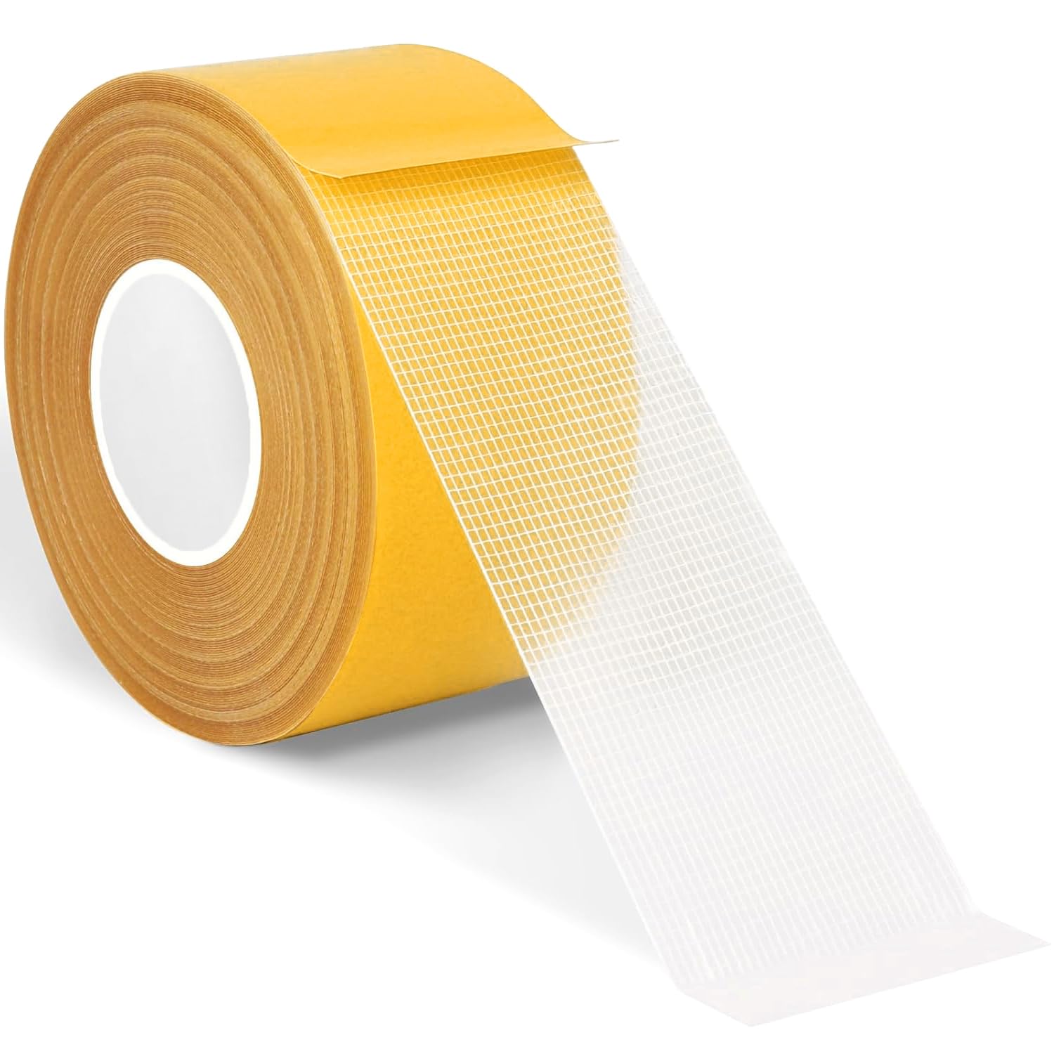Thin Double Sided Rug Tape Heavy Duty,2" x 66 FT,Carpet Tape for Rug Fixed,Wall,mats and Woodworker, Super Sticky Cloth Tape,Residue Free
