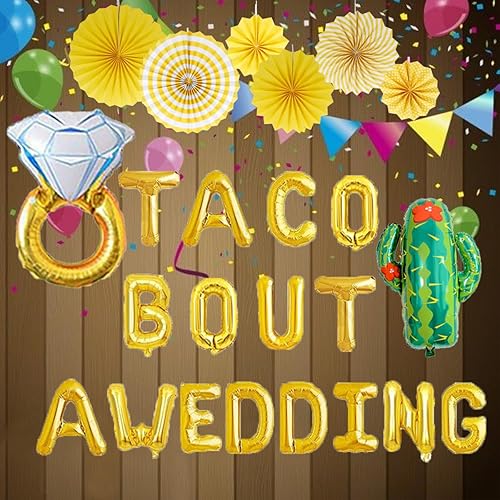 Miniatura 5 de Taco Bout A - Globos de boda, cartel de fiesta mexicana, compromiso de boda, despedida de soltera, despedida de soltera, suministros de decoración