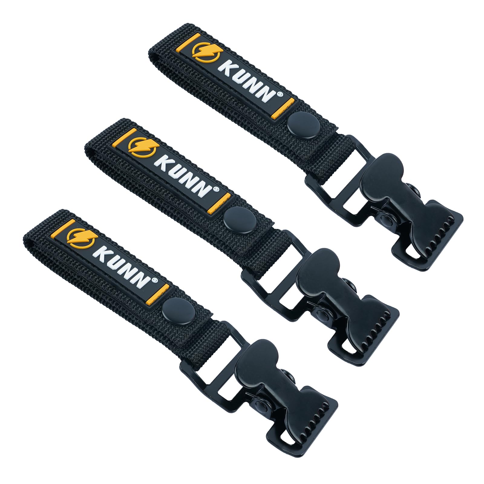 KUNN Glove Clips for Work,Safety Duty Belt Glove Holder Strap for Construction Firefighter,1-Pack/2-Pack