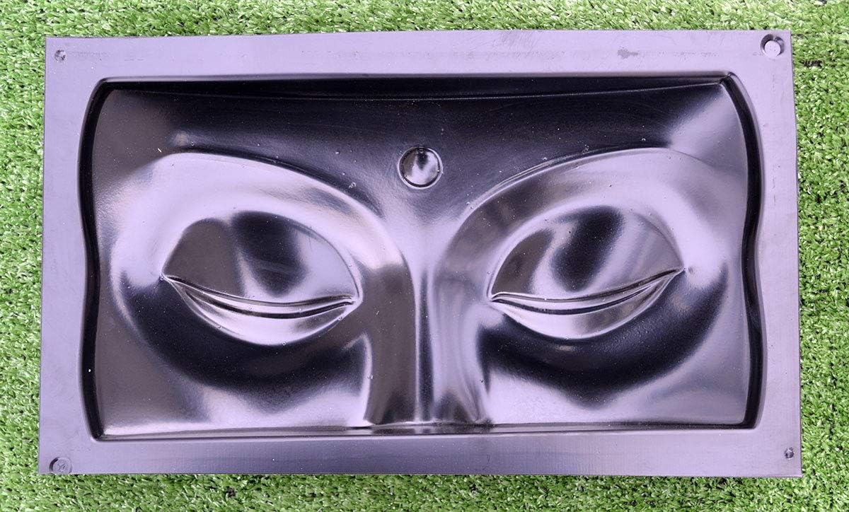 Mold DIY Buddha Eyes Plastic Plague Panno Panel bas-Relief Wall Decor D28