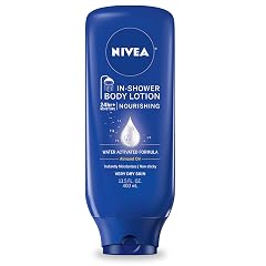 NIVEA Nourishing In Shower Lotion Body Lotion for Dry Skin 13 5 Fl Oz Bottle