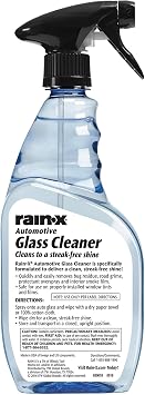 Rain-X RainX 630018 Glass Cleaner, Concentrated Streak-Free Formula for Car Windows, Windshield & Mirrors, Removes Bug Residue, Road Grime & Smoke Film - 23 Fl Oz