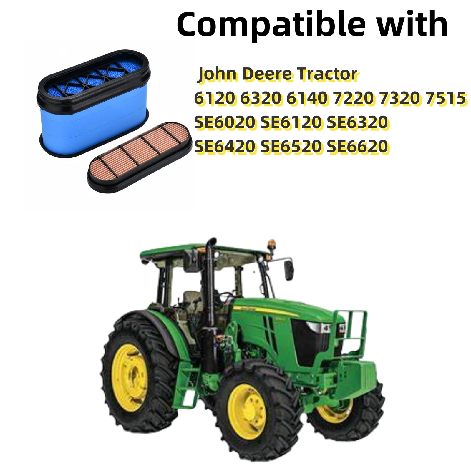 AL172780 AL119839 AL150288 Compatible con John Deere Tractor 6120 6320 6140 7220 7320 7515 SE6020 SE6120 SE6320 SE6420 SE6520 SE666 20 unidades