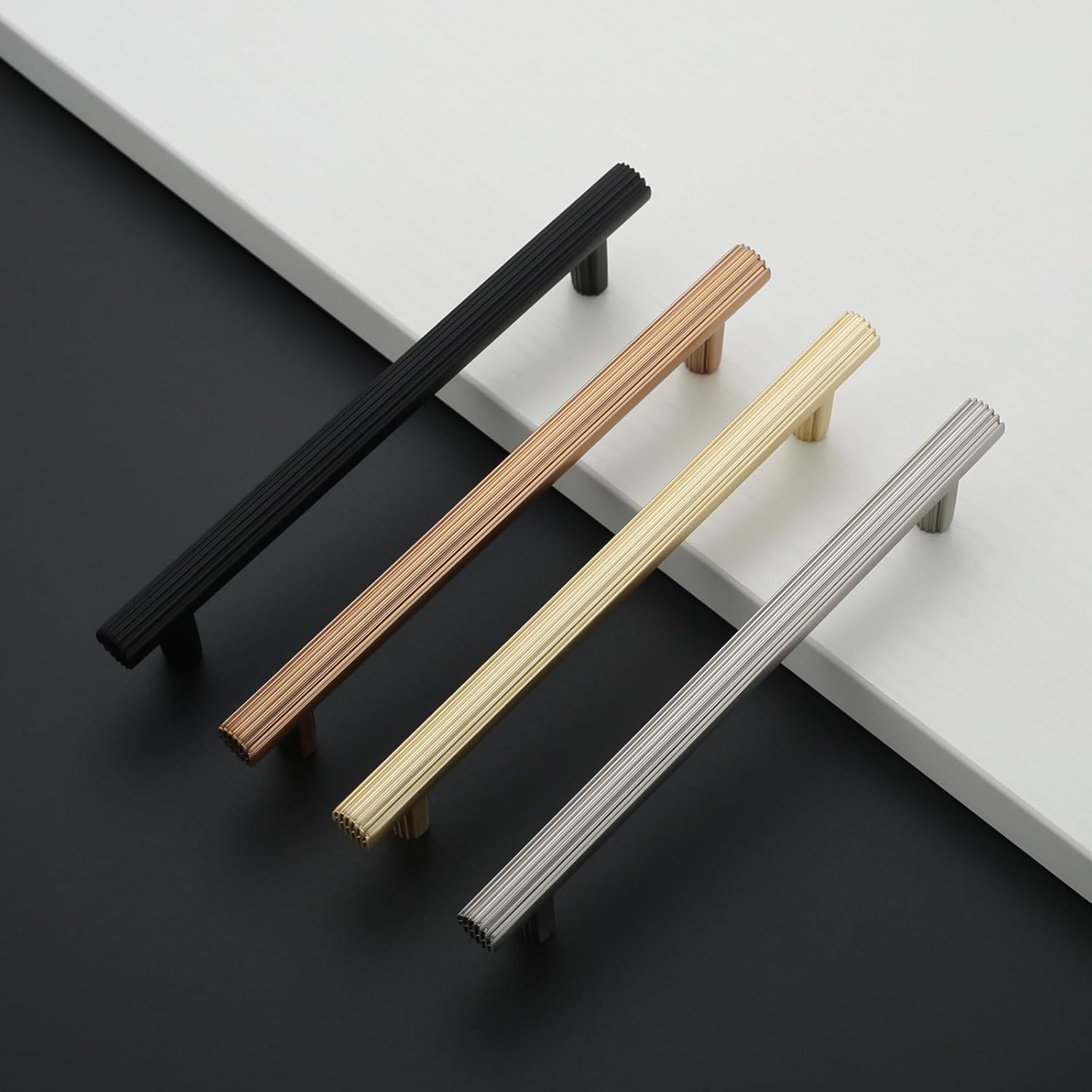 10 Pack 5 Inch(128mm) Kitchen Cabinet Handles Matte Black Cabinet Pulls Kitchen Cabinet Hardware Drawer Pulls for Dresser Cupboard Wardrobe