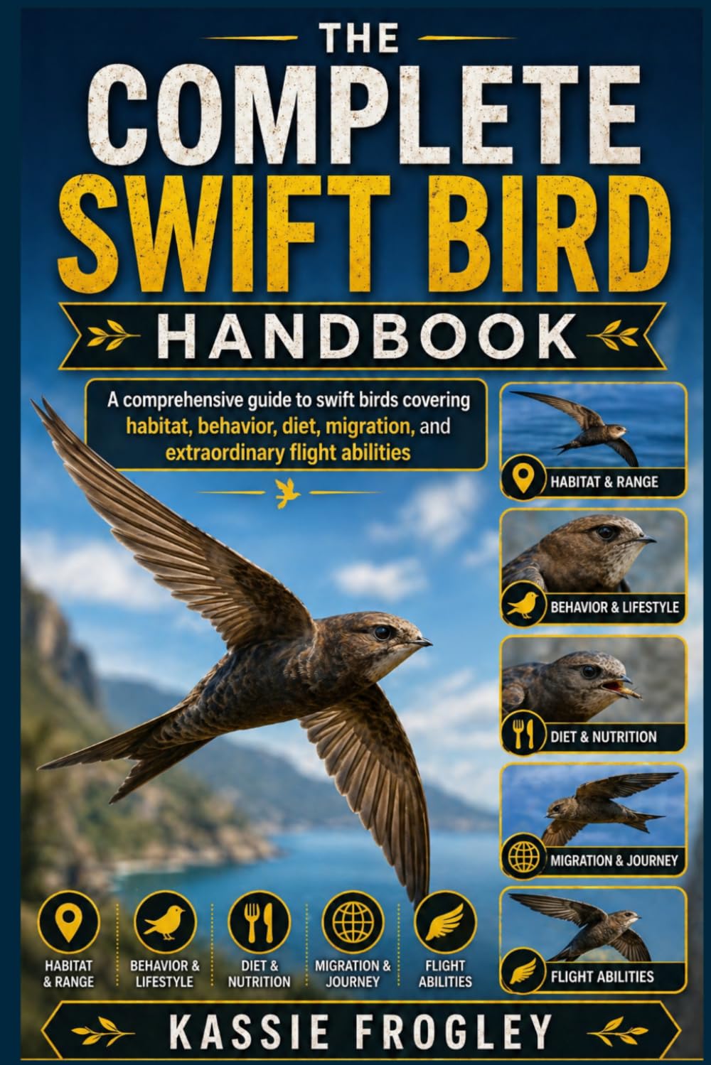 THE COMPLETE SWIFT BIRD HANDBOOK: A comprehensive guide to swift birds covering habitat, behavior, diet, migration, and extraordinary flight abilities