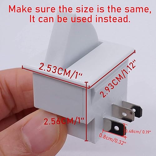 Miniatura 4 de TWTADE Interruptor universal de la puerta del refrigerador Contorl Interruptor de luz del congelador 3 Pin momentáneo para refrigeradores de varias