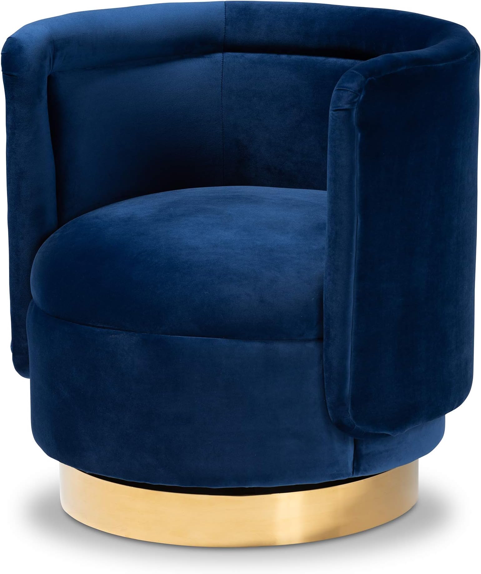 Baxton StudioChairs, Royal Blue/Gold