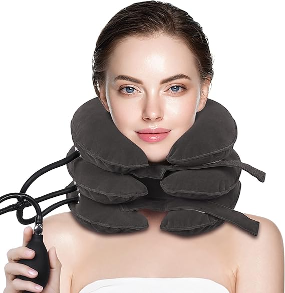 Cervical Neck Traction Device,Portable Neck Stretcher Cervical Traction