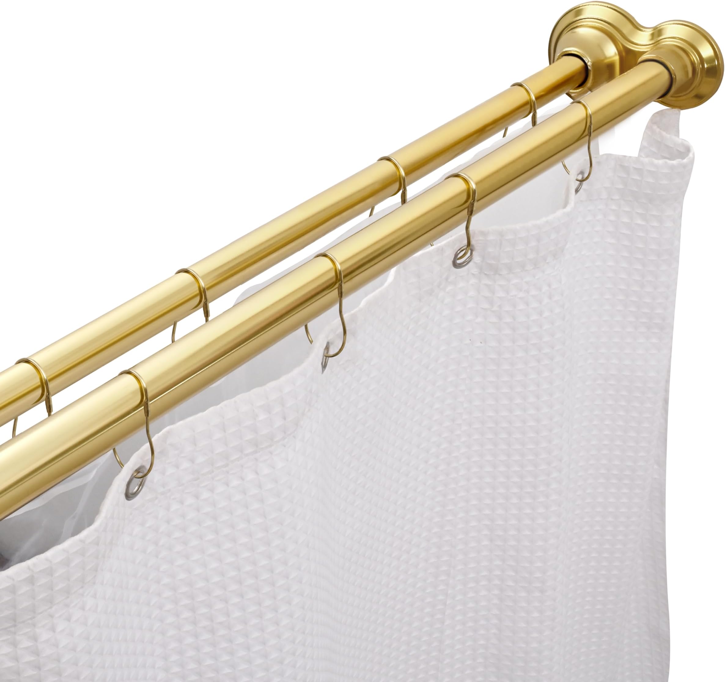Amazon.com: Utopia Alley Adjustable 72-Inch Double Shower Curtain Rods