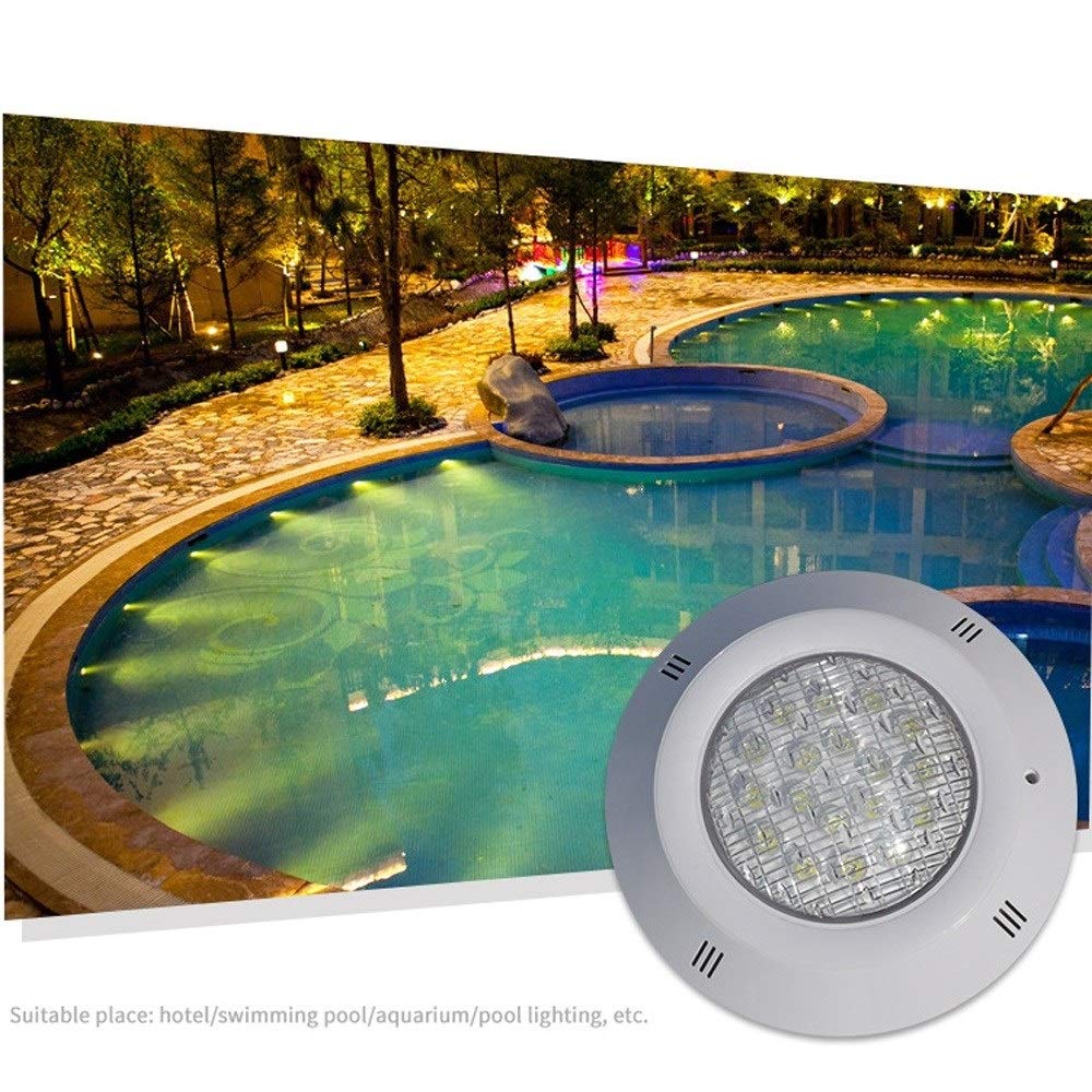LED-Schwimmbadlicht ABS-Unterwasser-Tauch-IP68-Nachtlicht, Wandmontage, Landschaftslicht, 12 V AC, Fernbedienung, LED-Unterwasserscheinwerfer für Dekoration, Boot, Yacht, Steingarten, Brunnen, Teich
