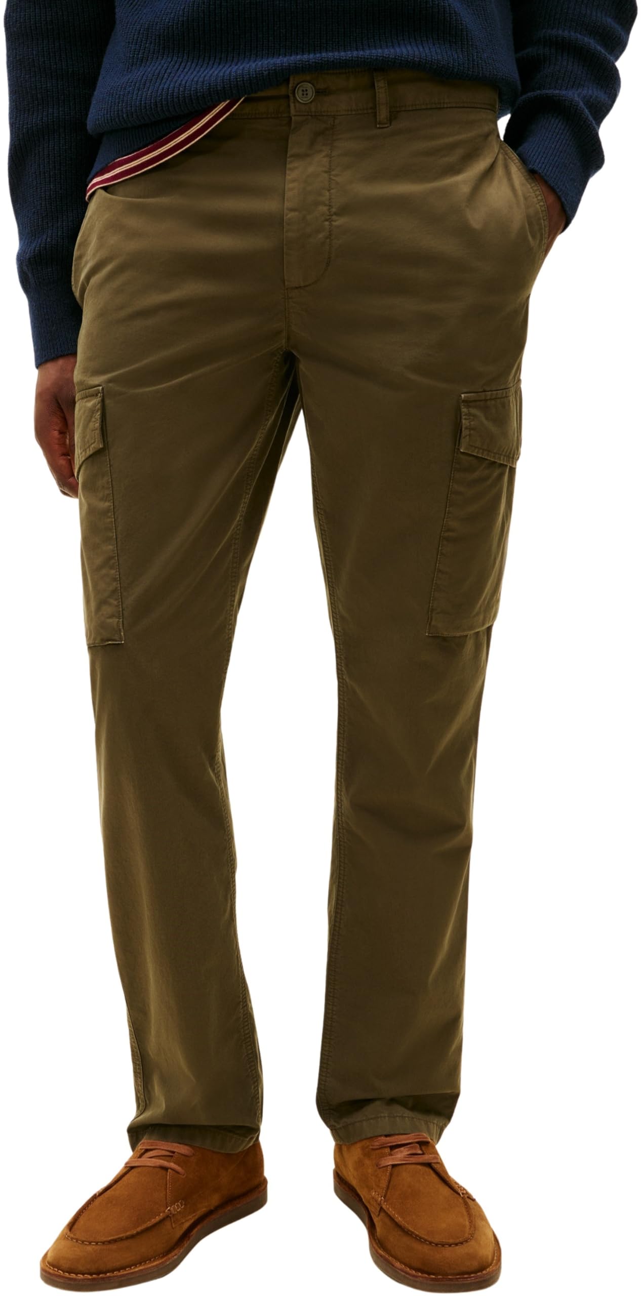 Tommy Hilfiger Men Denton LW Twill Cargo MW0MW39695 Cargo, Khaki, 33W / 30L