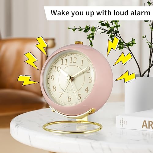 Miniatura 4 de Reloj despertador silencioso junto a la cama alarma silenciosa sin garrapatas pantalla digital transparente reloj de escritorio para dormitorios