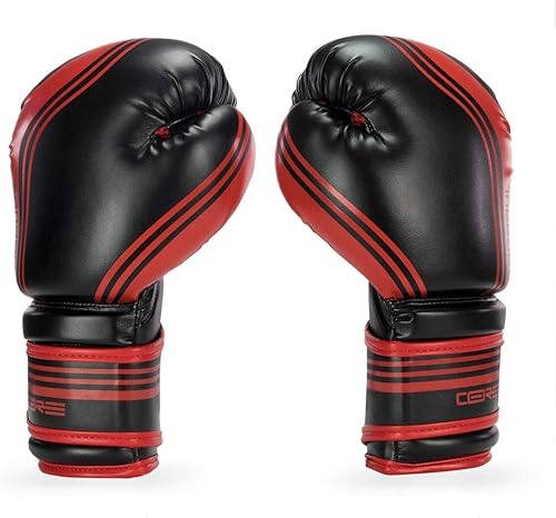 Miniatura 4 de Sanabul Guantes de boxeo Core Gel para hombres y mujeres, guantes avanzados de Muay Thai y Kickboxing, bolsa pesada y boxeo de combate