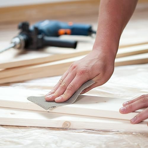 Miniatura 6 de AUSTOR 36 piezas de papel de lija húmedo y seco 3000 5000 7000 de grano alto, surtido de papel de lija abrasivo de 9 x 3.6 pulgadas para lijado