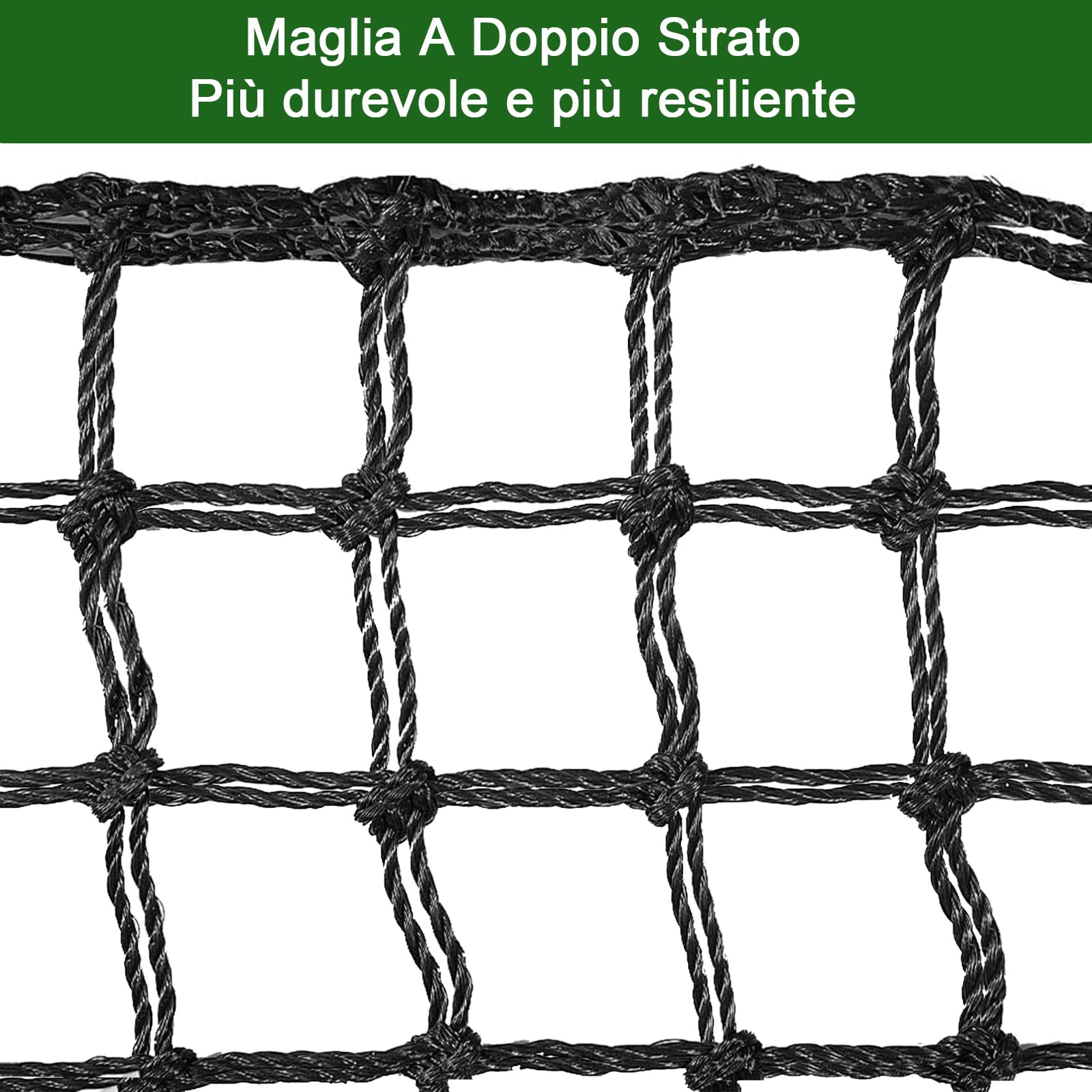 Rete Rimbalzo Calcio Pieghevole, 120 x 120cm Reti da Rimbalzo per Pallavolo, Rete PE a Doppio Strato, Angolo Regolabile, Formazione Sulle Competenze per Calcio, Pallavolo e Pallacanestro