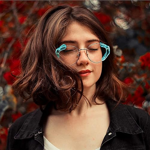 Miniatura 2 de 2610 Pairs Safety Glasses Side Shields, Slip on Side Shields, Fits Corresponding Size Eyeglasses (Blue)