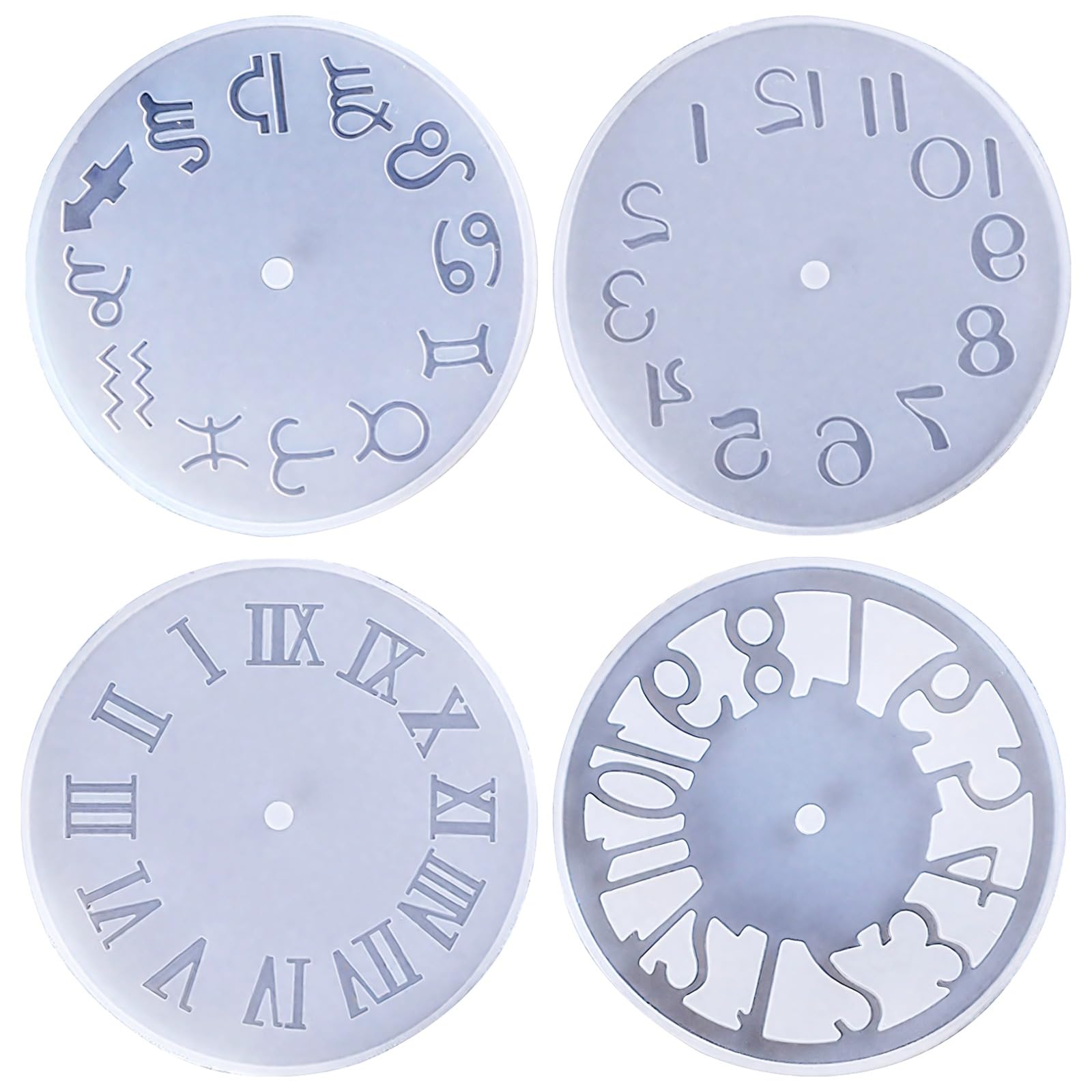 Moule silicone horloge surface miroir de haute précision pour objets d'art et design