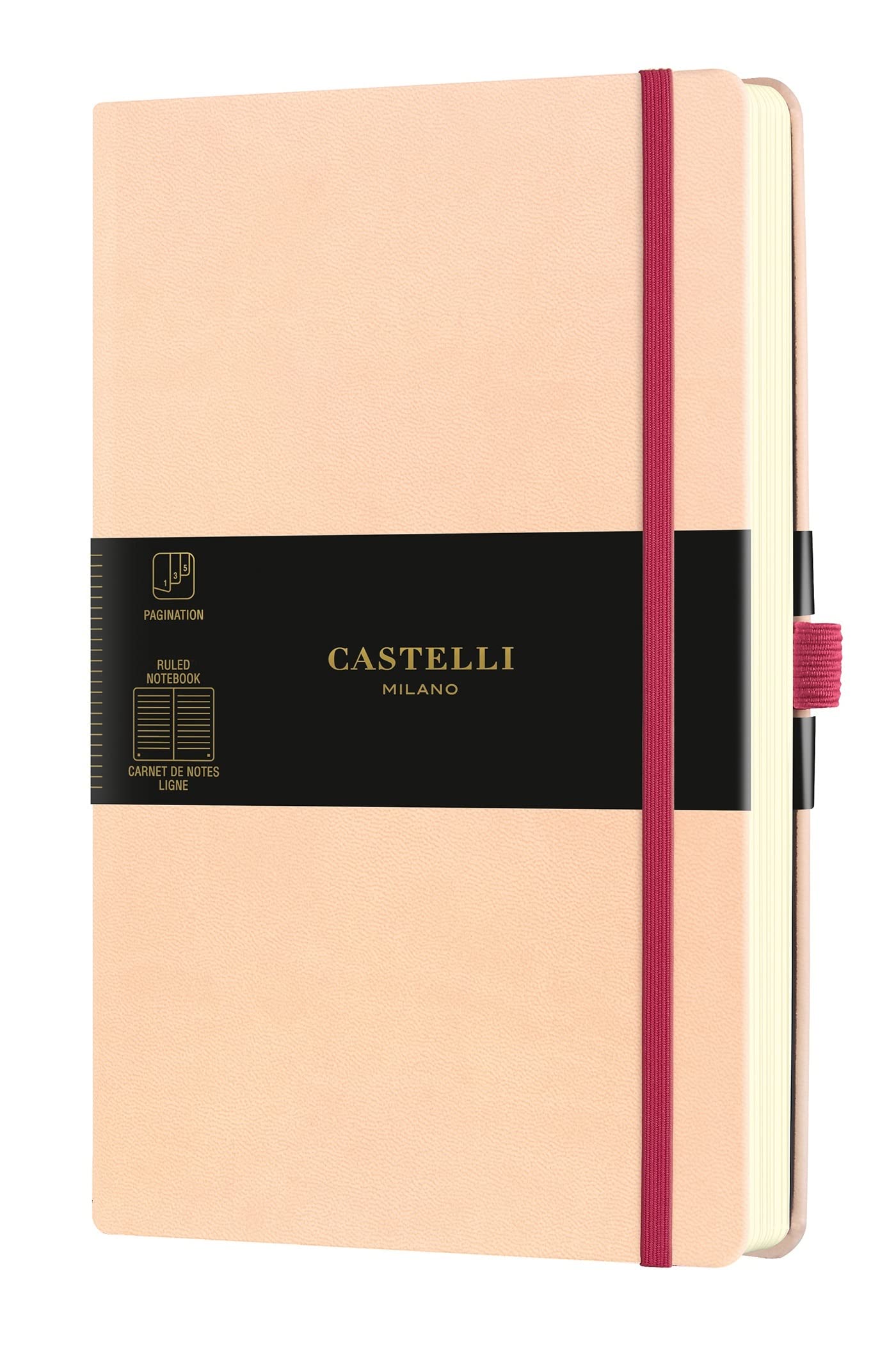 CARNET AQUARELA Grand Format Ligne Seashell, Ecru (shell)