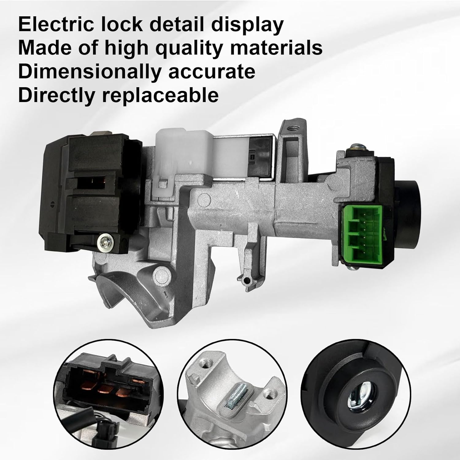 Ignition Switch Lock Cylinder with 2 Keys with Chip Compatible with Honda Civic 1.7L 2001 2002 2003 2004 2005 Compatible with Honda Civic 1.3L 2003 2004 2005 Replace 35100-S5A-A82