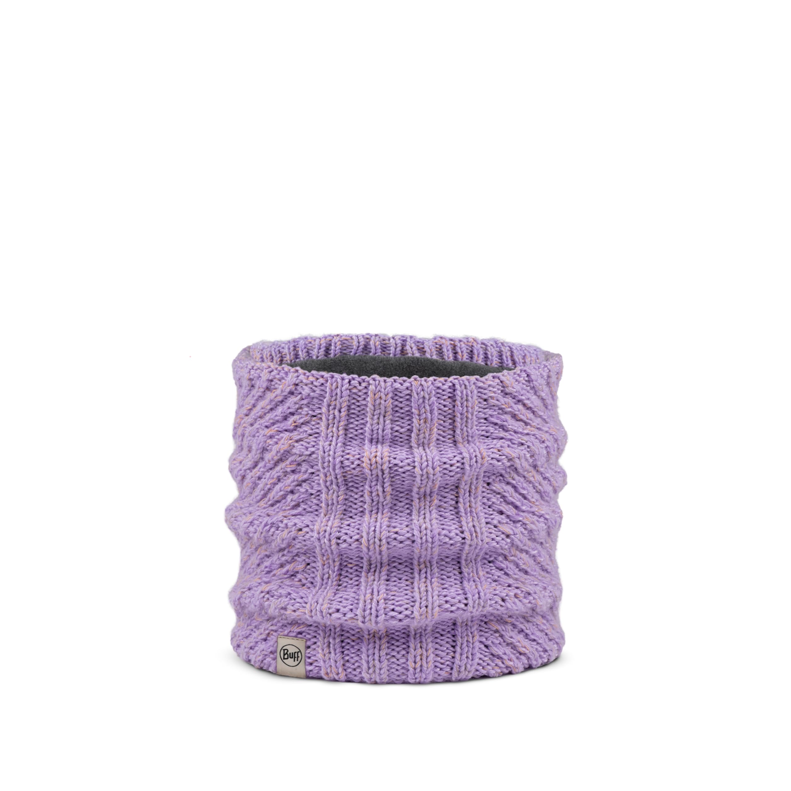 Buff®| Knitted & Fleece Neckwarmer Female Adult, Extreme Cold, Practical, Versatile, Fashionable, Thermal Insulation, Comfortable, One Size, Purple