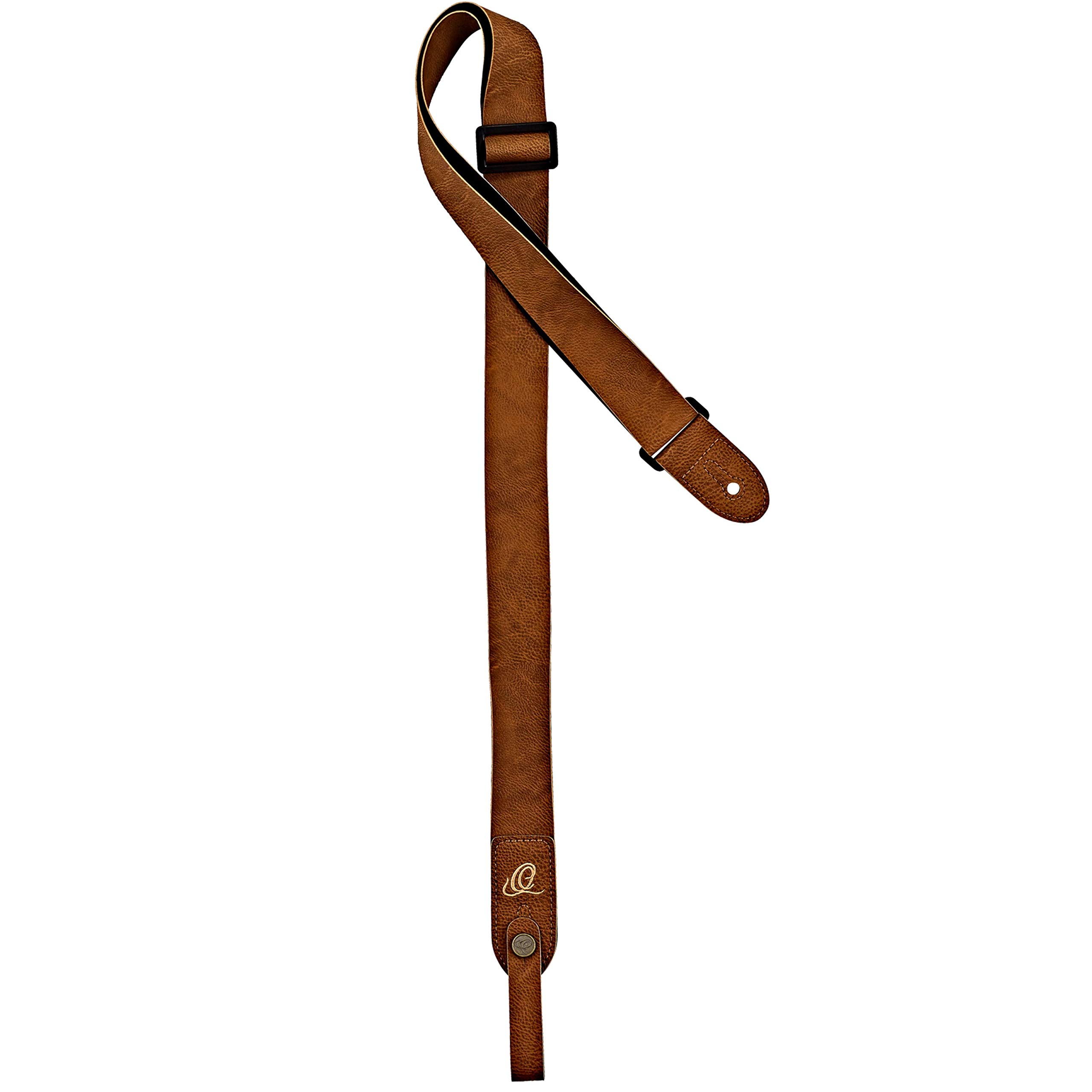 ORTEGA Vegan Series Ukulele Strap + Bonus CONNECT-XX (OSVU-BK)