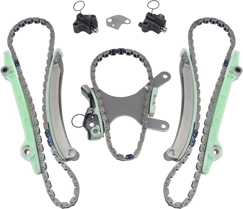 Kit de corrente de distribuição GDO 4.7 com tensionadores 9-0393SX para Dodge, Jeep e Mitsubishi – Conjunto