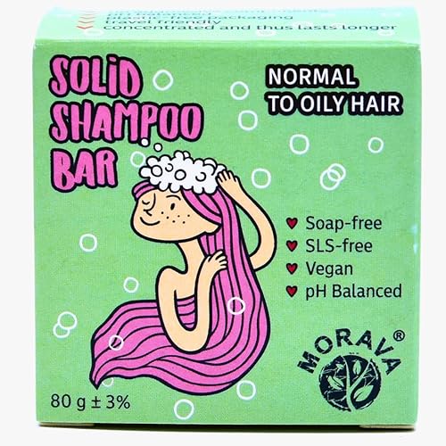 Miniatura 2 de Morava Barra de champú de romero para cabello graso, sin sulfatos, vegano y libre de crueldad. Barra de champú de limpieza profunda para cabello