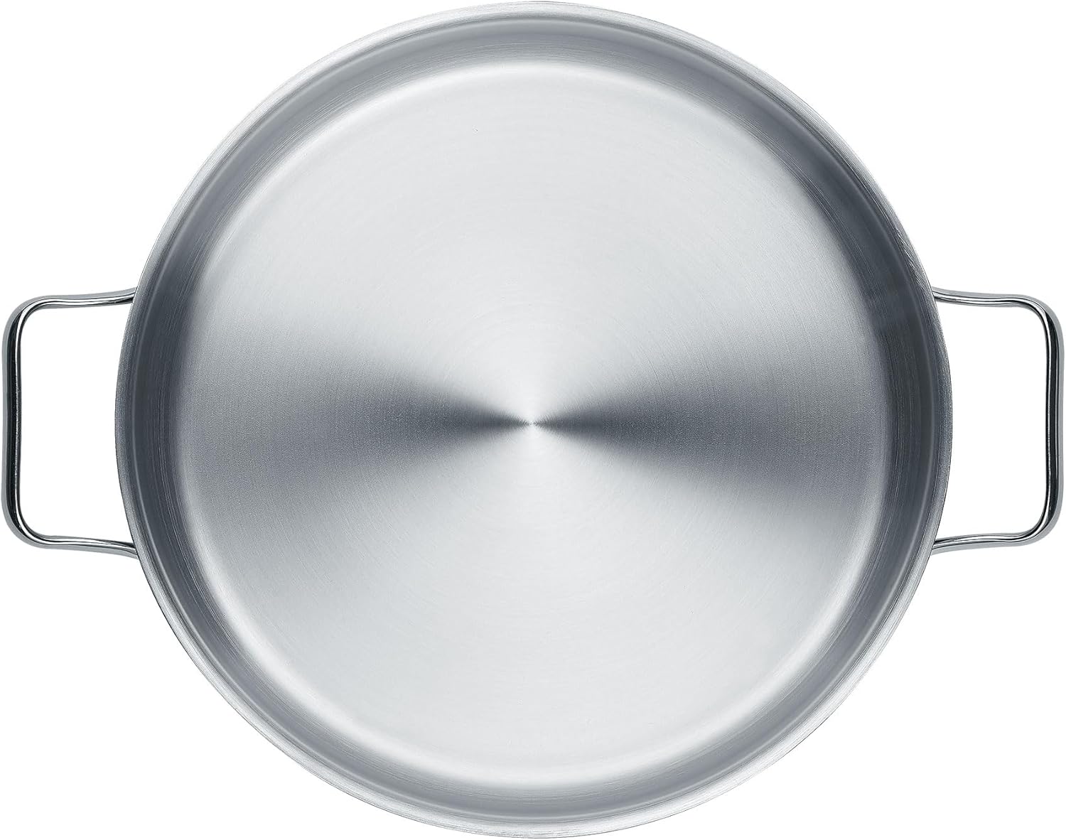 Berndes Serving Pan 28 cm with Glass Lid - Stainless Steel Pan without Coating - Induction & Suitable for All Cookers - Dishwasher Safe, Oven-Safe