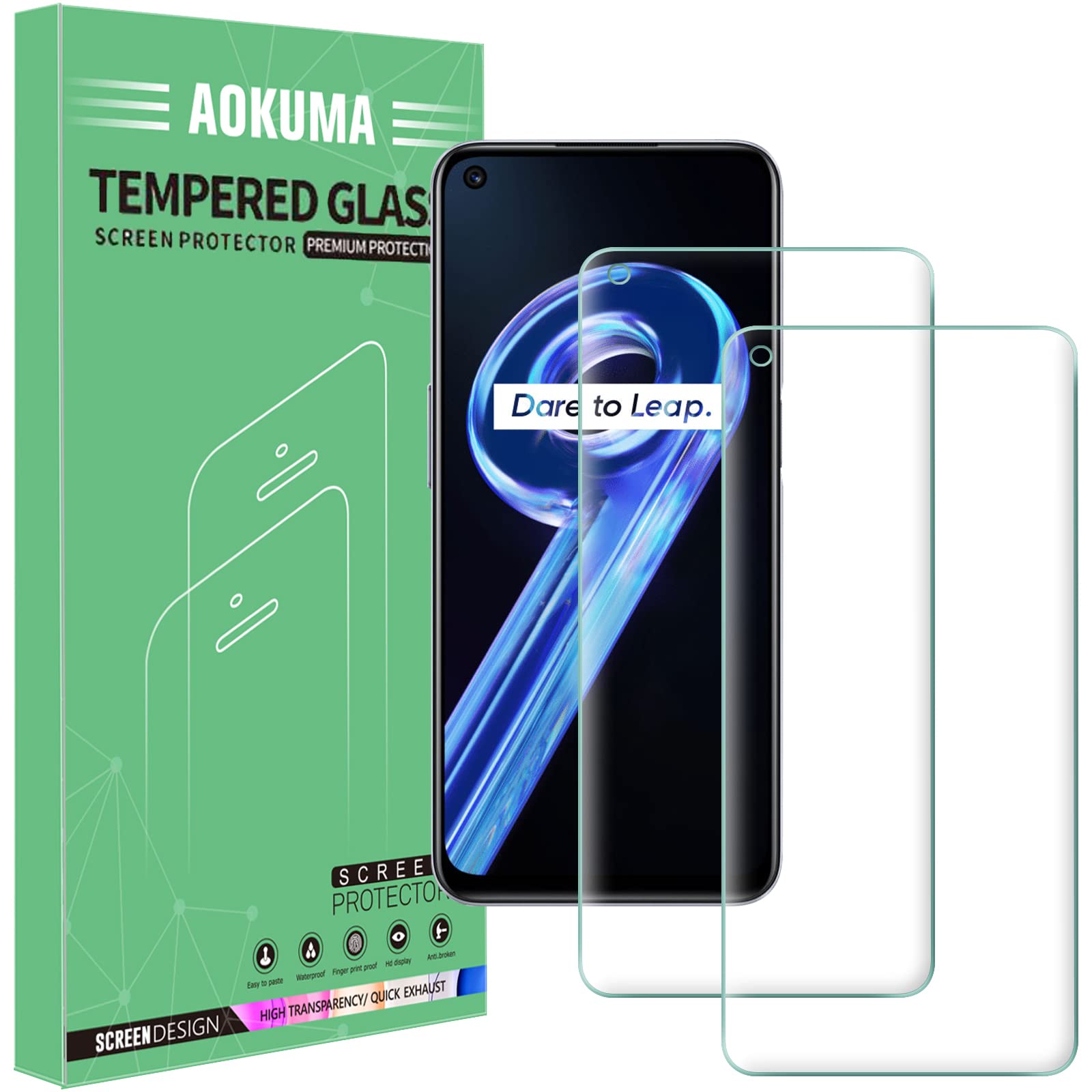 AOKUMA 2 Pezzi Pellicola In Vetro Temperato Per OPPO Realme Pad Mini, Durezza 8H, Anti-impronta - 4
