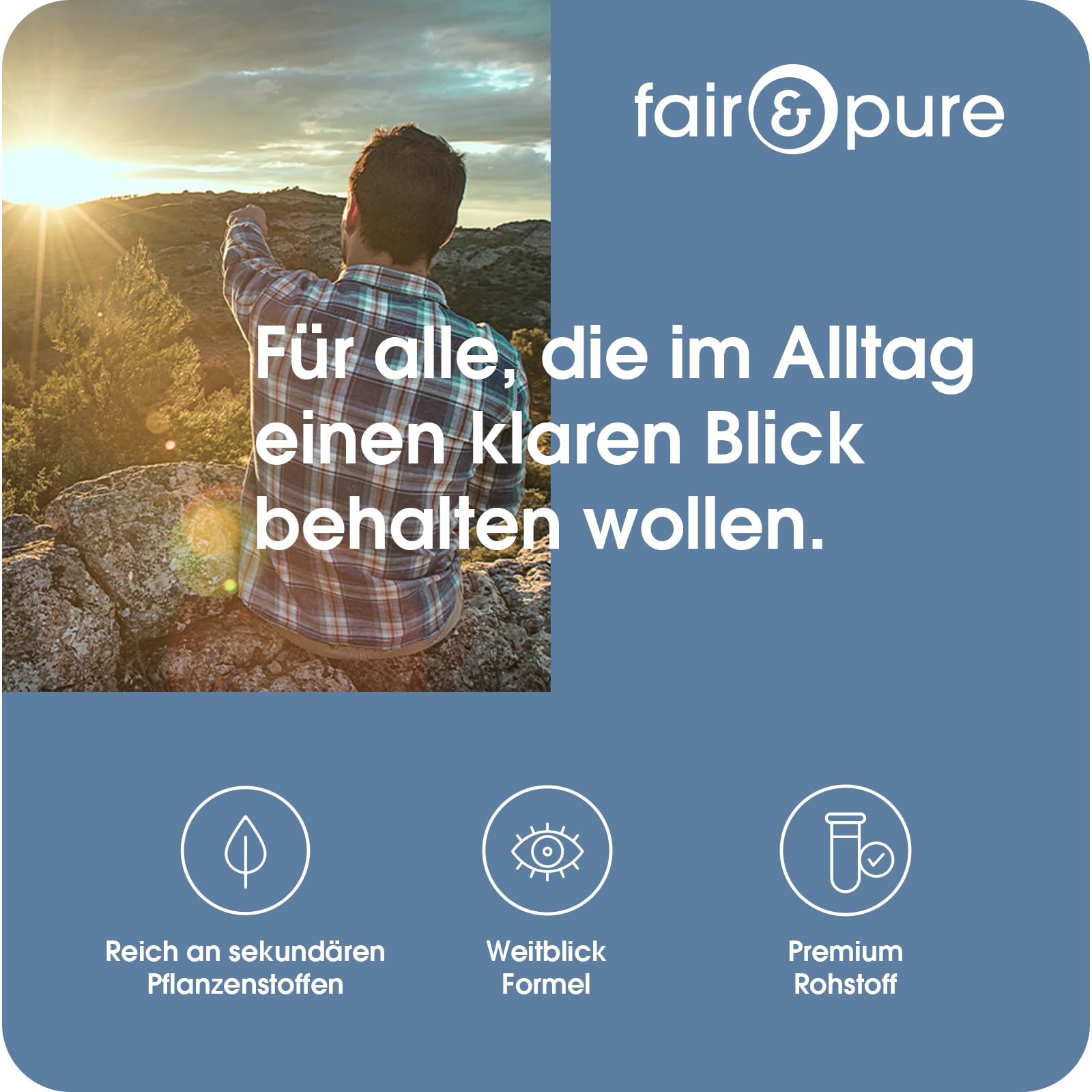 Fair & Pure Carotinoid Komplex, 180 Kapseln, schluckfreundlich, mit Lutein, Lycopin und Beta-Carotin, Nahrungsergänzungsmittel vegan ohne Magnesiumstearat, in Deutschland hergestellt