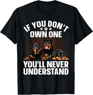 Best Rottweiler Art for Men Women Kids Rottie Rottweiler Dog T-Shirt
